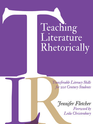 cover image of Teaching Literature Rhetorically
